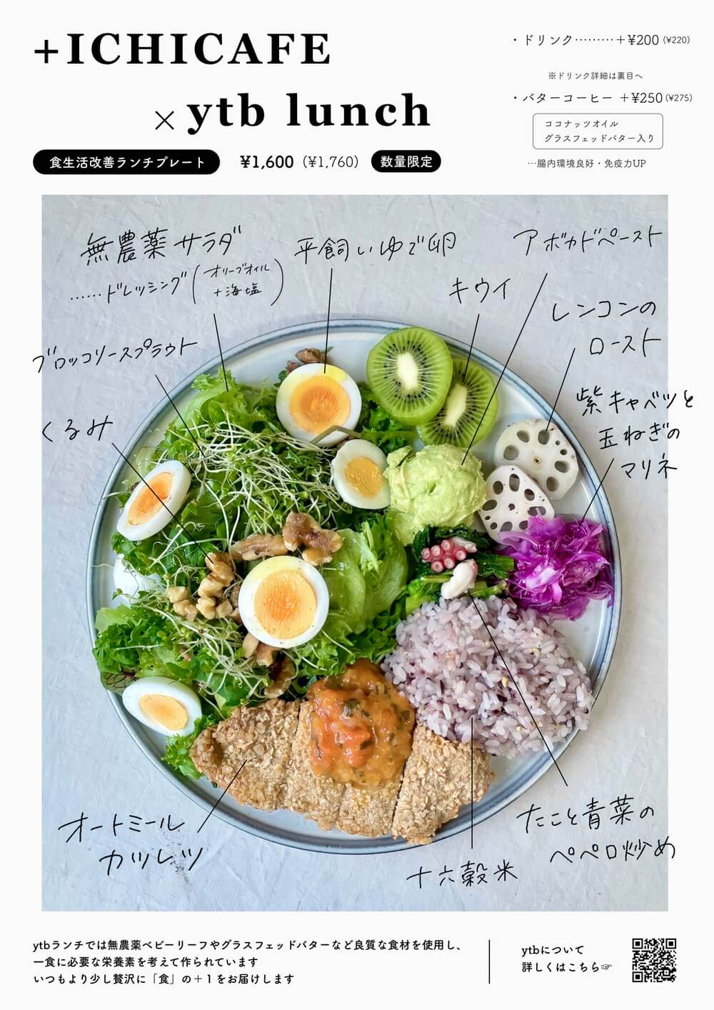 イチカフェ半田店ランチメニュー1